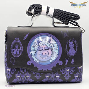 Disney Muppets Haunted Mansion Madame Pigota Miss Piggy Muppet Crossbody Bag New